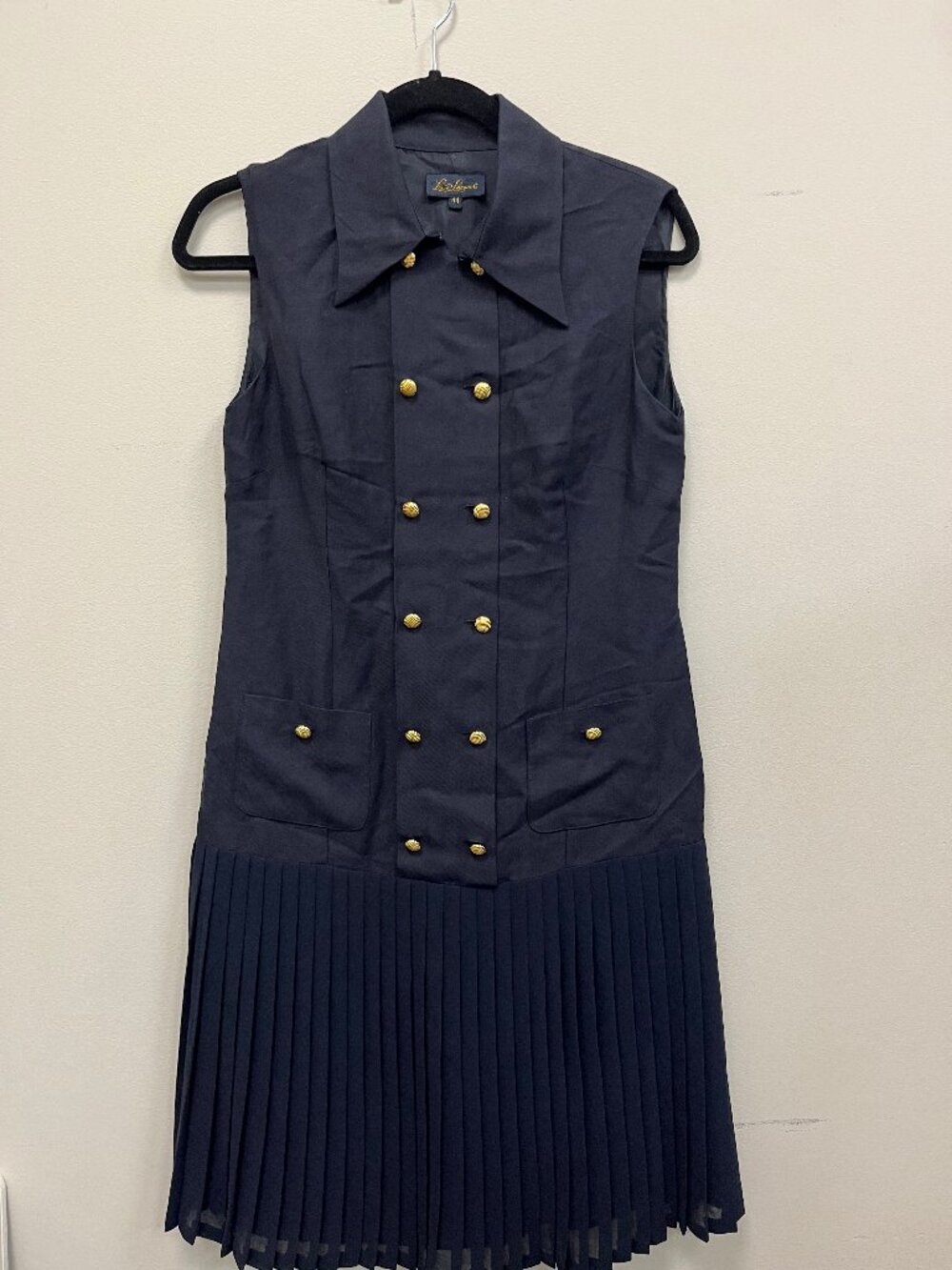 Luisa Spagnoli Dark Blue Sleeveless Dress